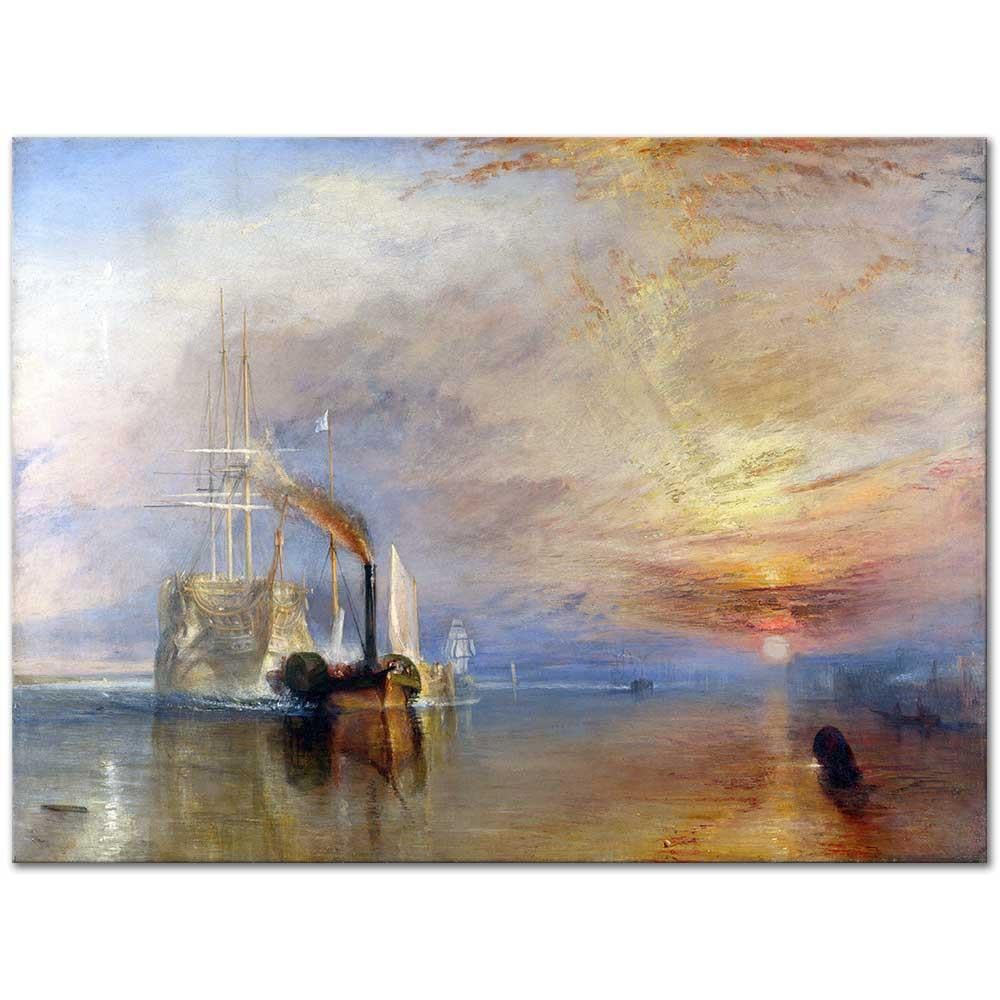 The Fighting Temeraire by Joseph Mallord William Turner as Art Print