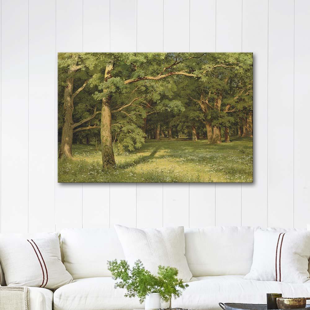 The Forest Clearing by Ivan Shishkin as Art Print