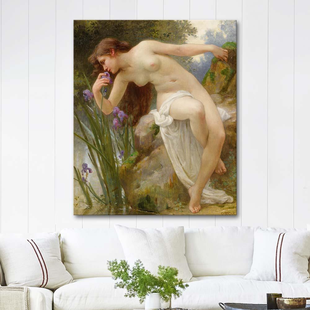 The Fragrant Iris by Guillaume Seignac as Art Print