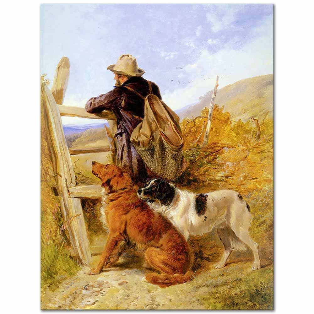 The Gamekeeper by Richard Ansdell as Art Print