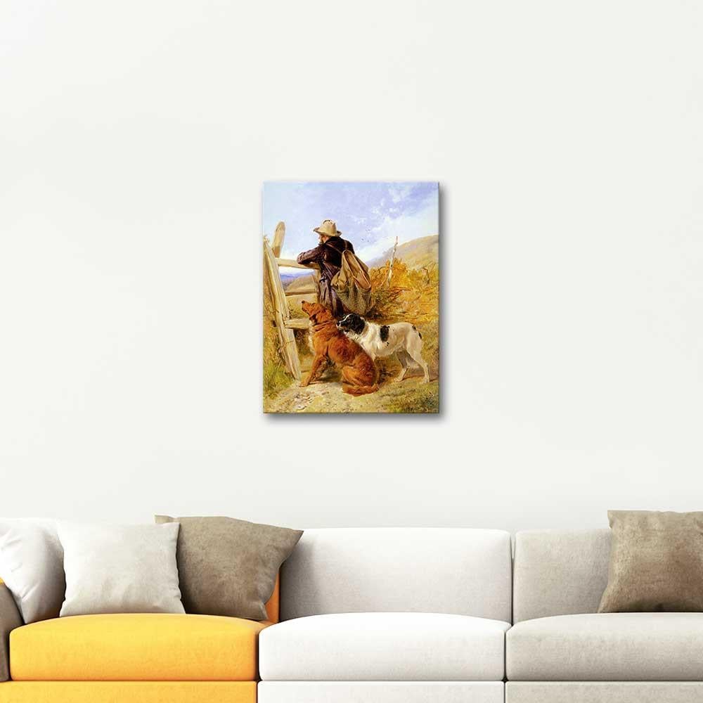 The Gamekeeper by Richard Ansdell as Art Print