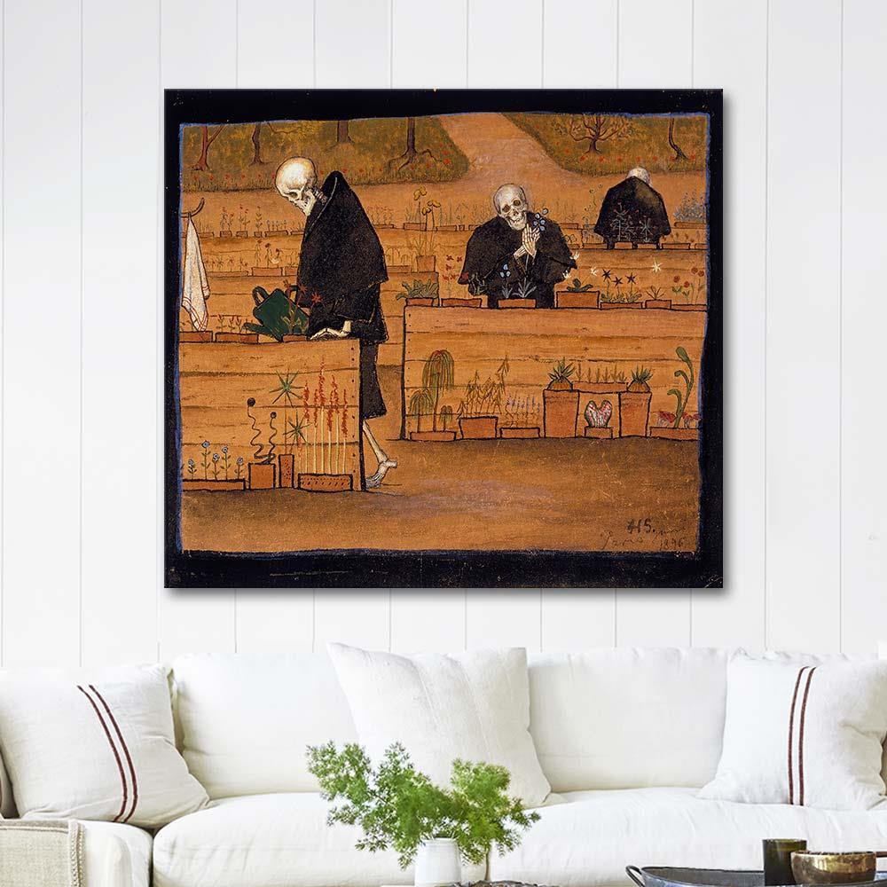 The Garden Of Death by Hugo Simberg as Art Print