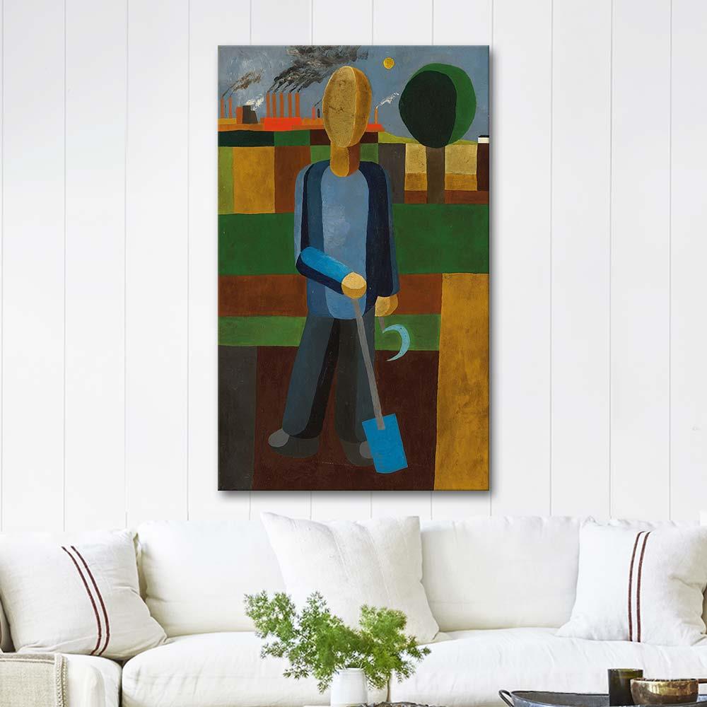 The Gardener by Franz Wilhelm Seiwert as Art Print