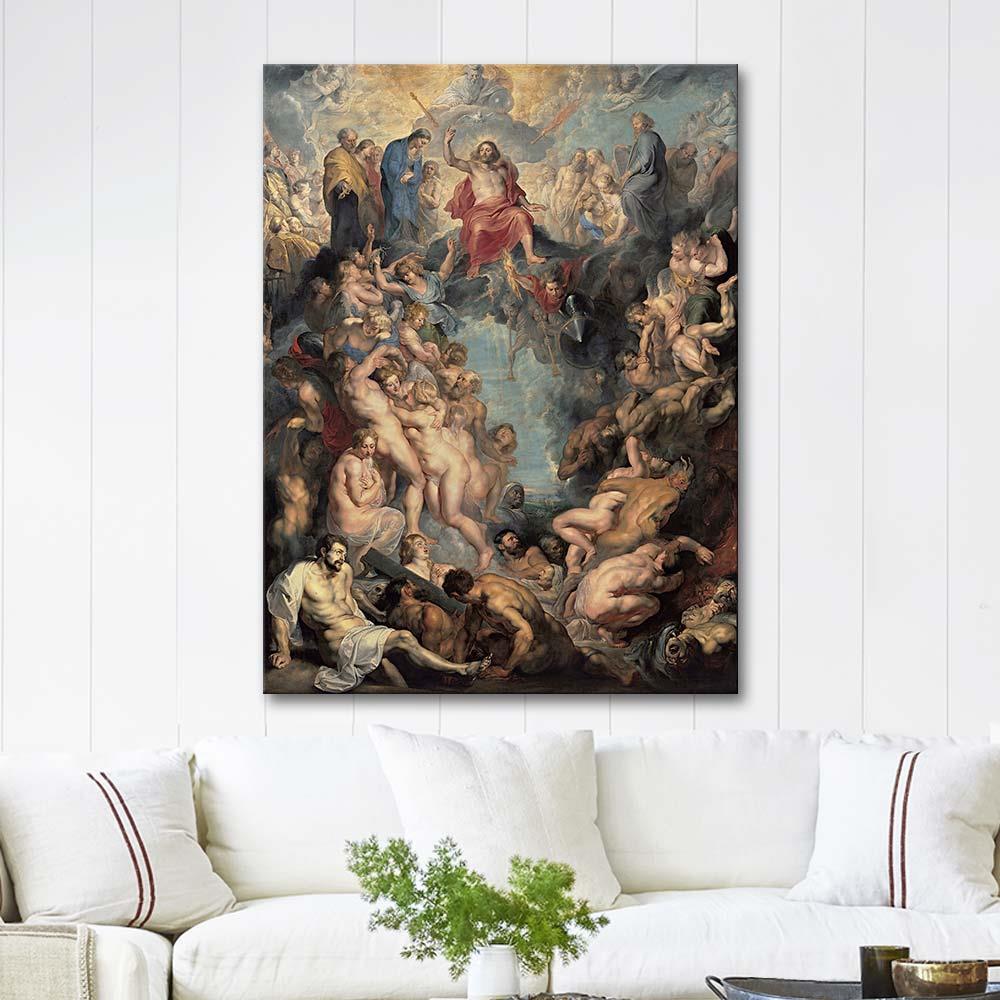 Peter Paul Rubens Büyük Hesap Günü Kanvas Tablo