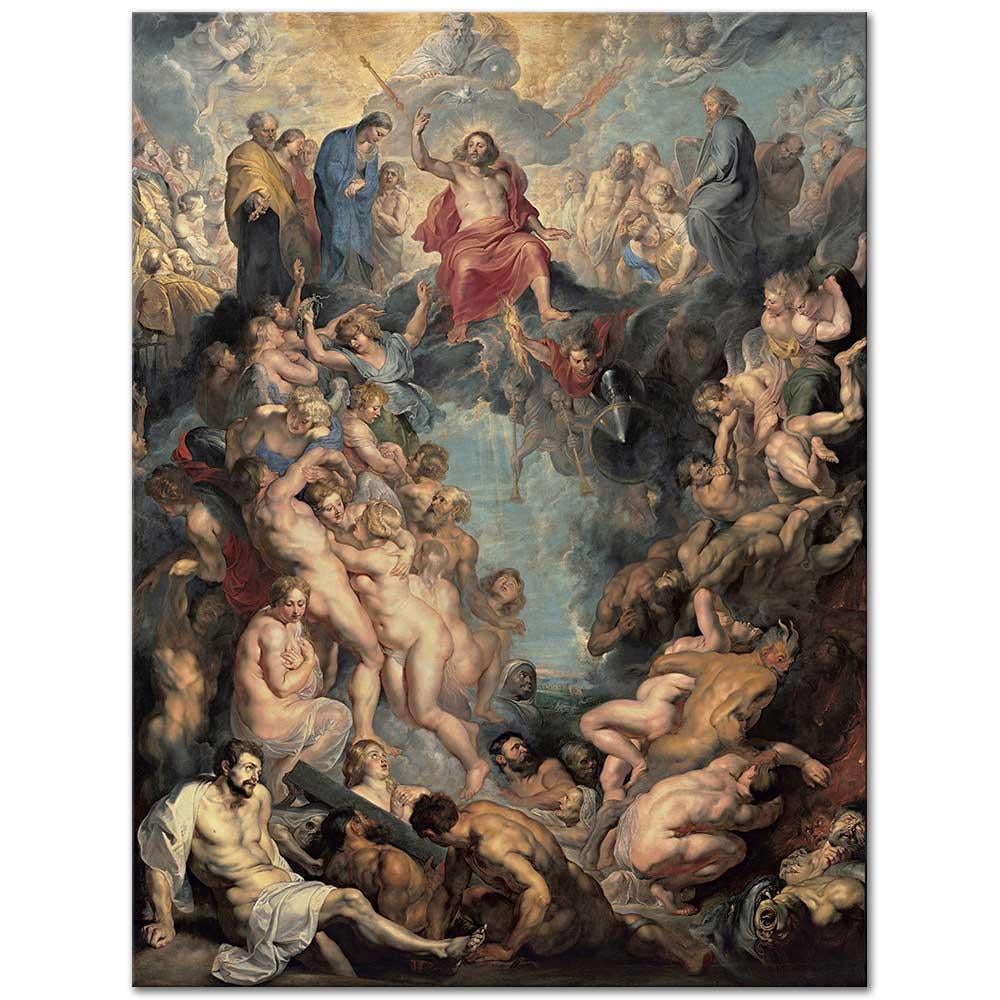 Peter Paul Rubens Büyük Hesap Günü Kanvas Tablo