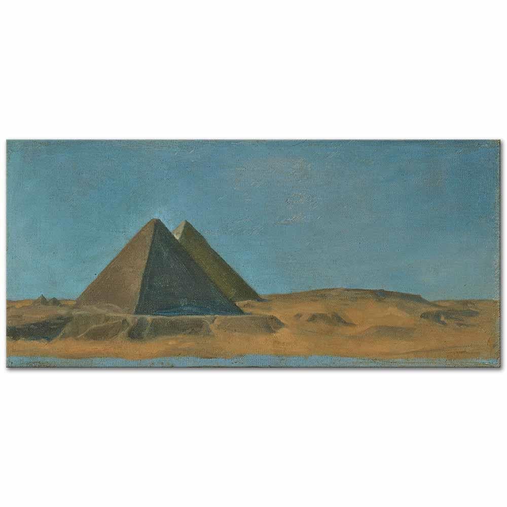 The Great Pyramids by Jean Jules Antoine Lecomte du Nouÿ as Art Print