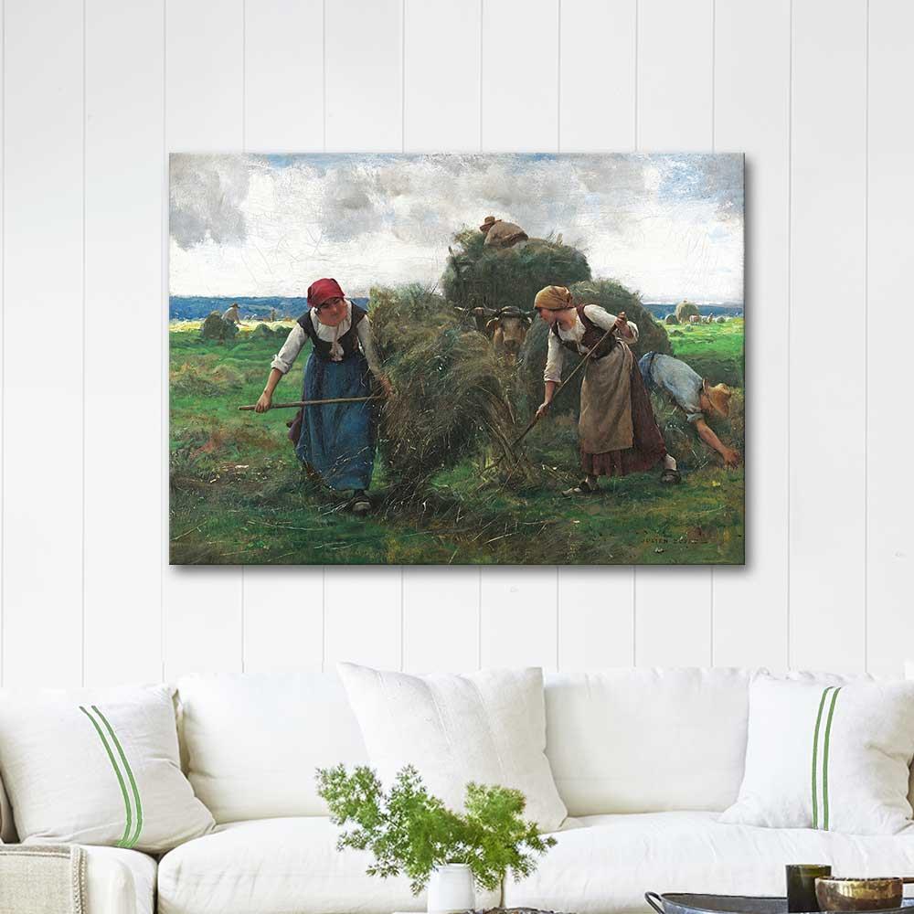 Julien Dupre Saman Hasadı Kanvas Tablo