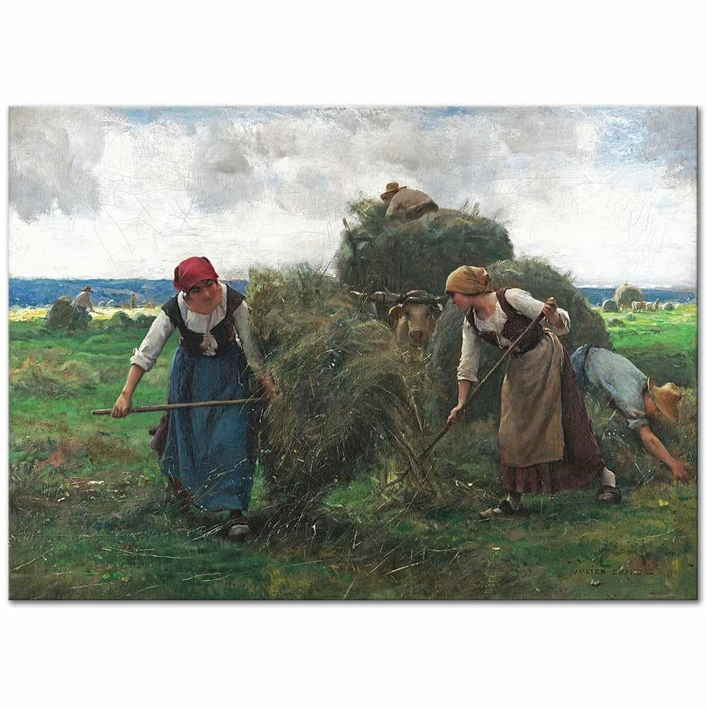 Julien Dupre Saman Hasadı Kanvas Tablo