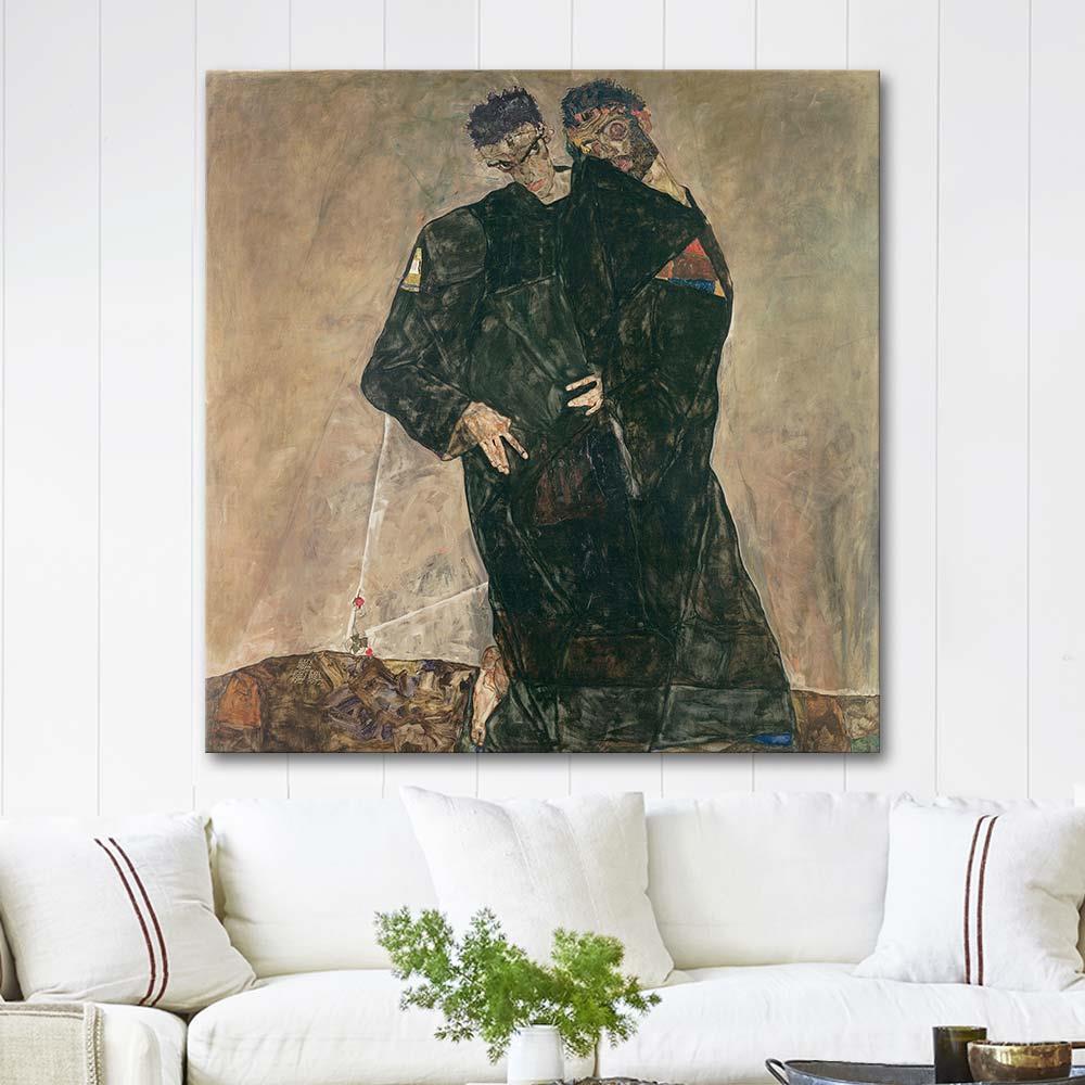 Egon Schiele Münzeviler Kanvas Tablo