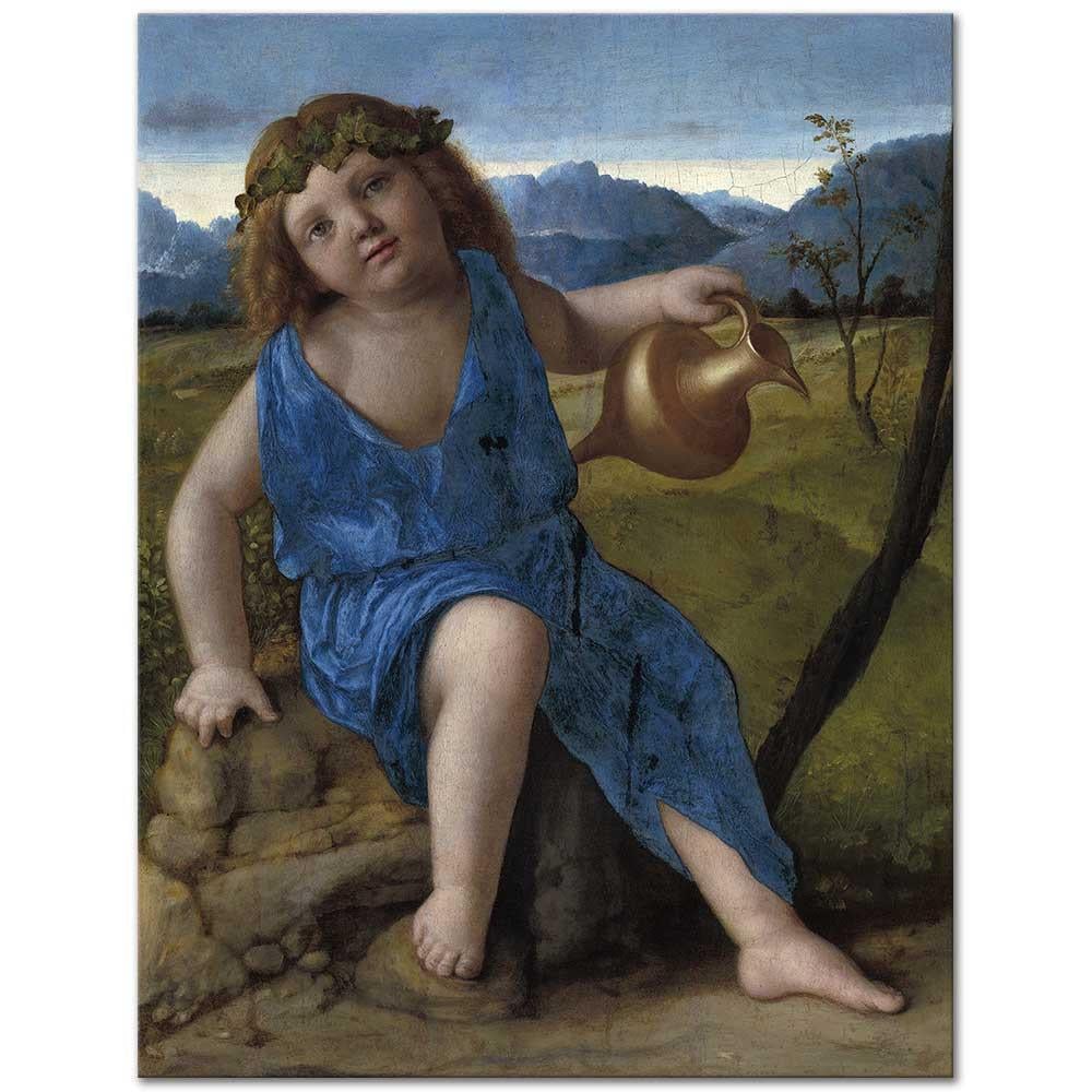 The Infant Bacchus by Giovanni Bellini as Art Print