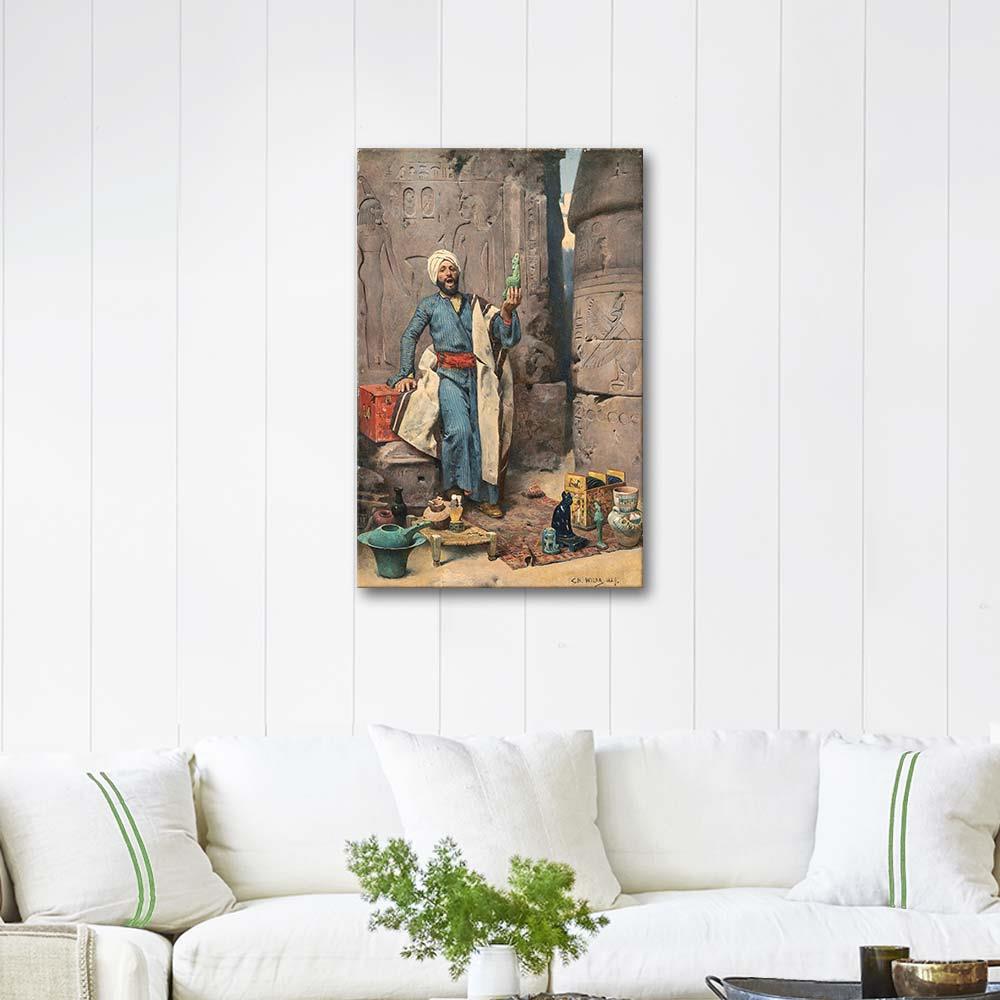 Charles Wilda Jade Isis Heykeli Kanvas Tablo