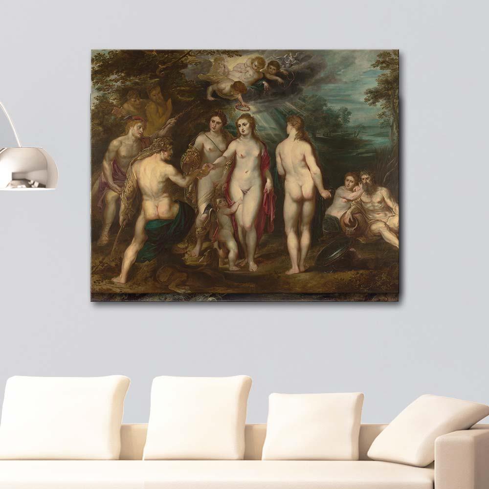 The Judgement of Paris by Peter Paul Rubens as Art Print