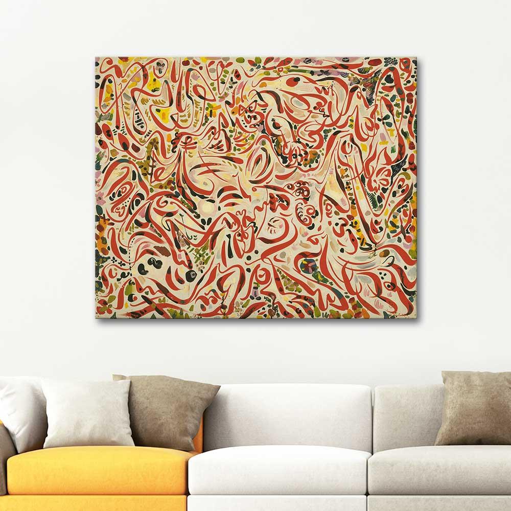 Andre Masson Öldürüş Kanvas Tablo