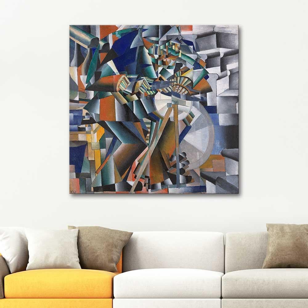 Kazimir Malevich Bıçak Bileyicisi Kanvas Tablo