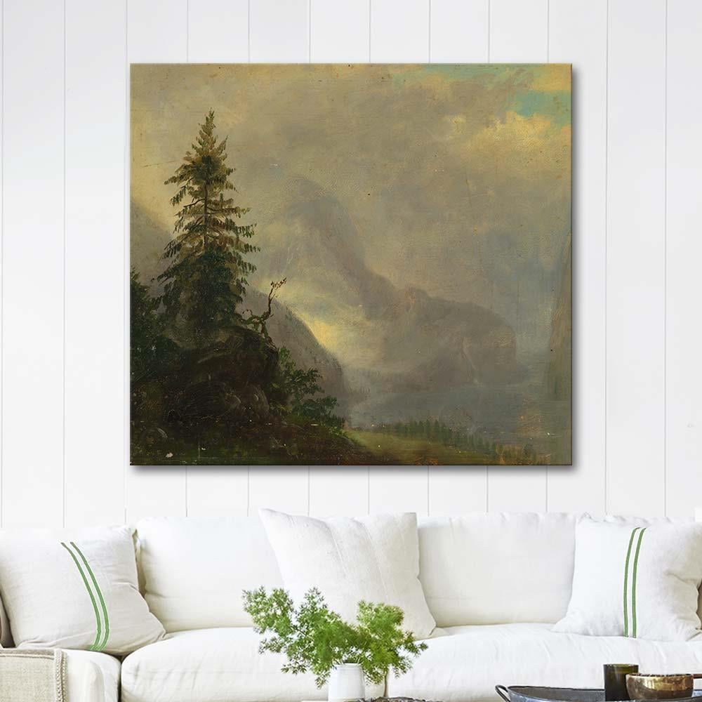 The Koenigsee near Berchtesgeden, Bavaria by Frederic Edwin Church as Art Print