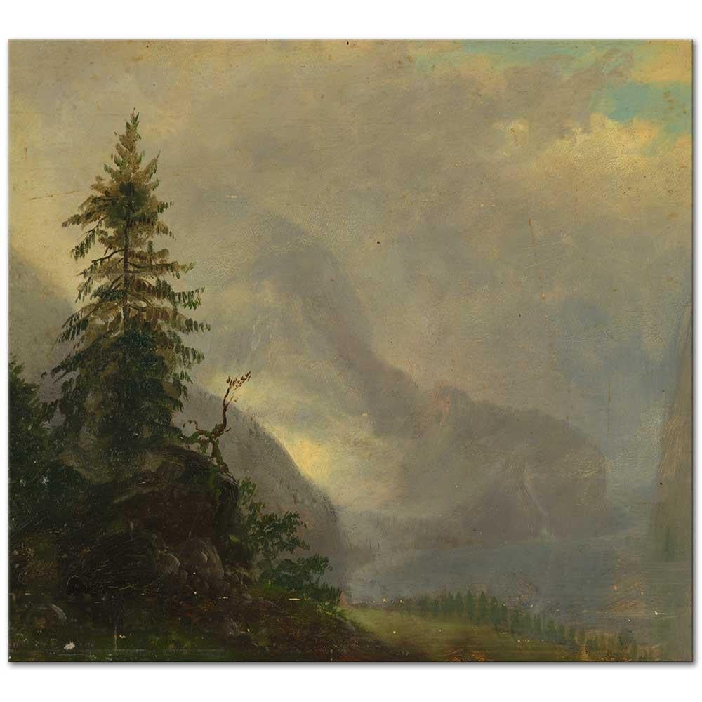 The Koenigsee near Berchtesgeden, Bavaria by Frederic Edwin Church as Art Print