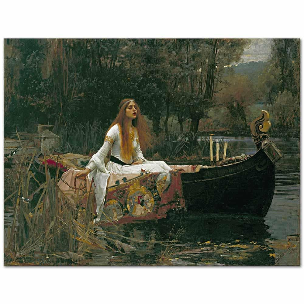 John William Waterhouse Shalott Leydisi Kanvas Tablo