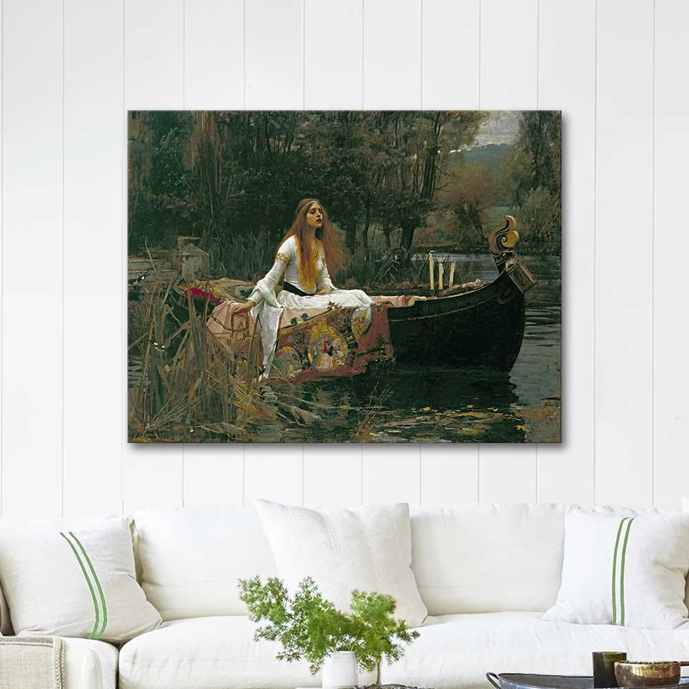 John William Waterhouse Shalott Leydisi Kanvas Tablo