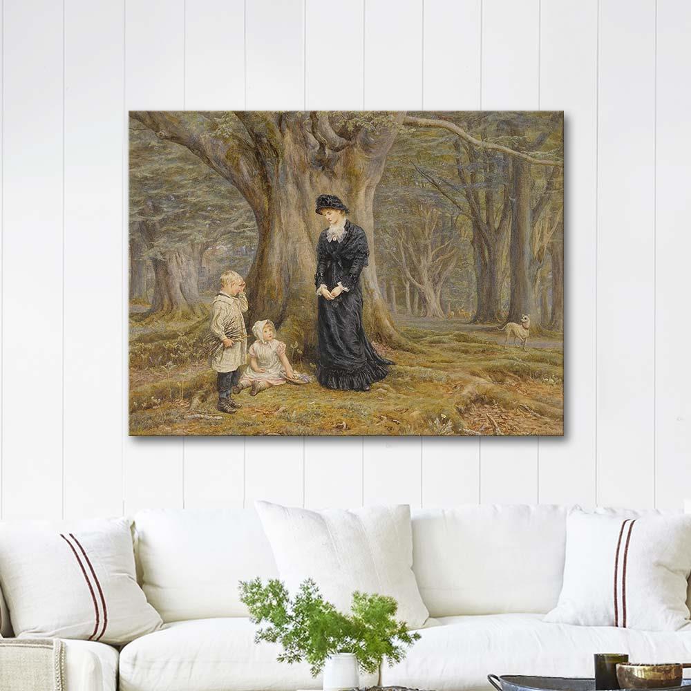 Helen Allingham Malikanenin Leydisi Kanvas Tablo