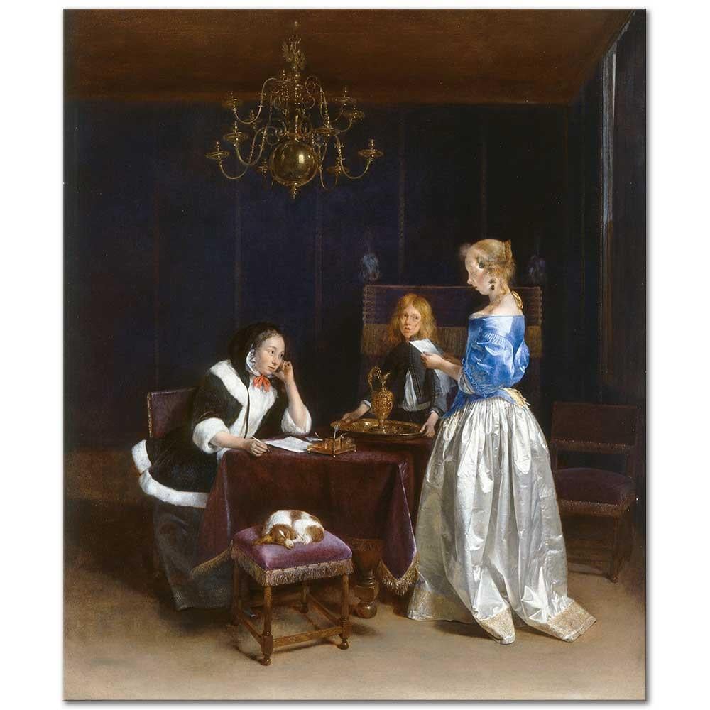 The Letter by Gerard ter Borch