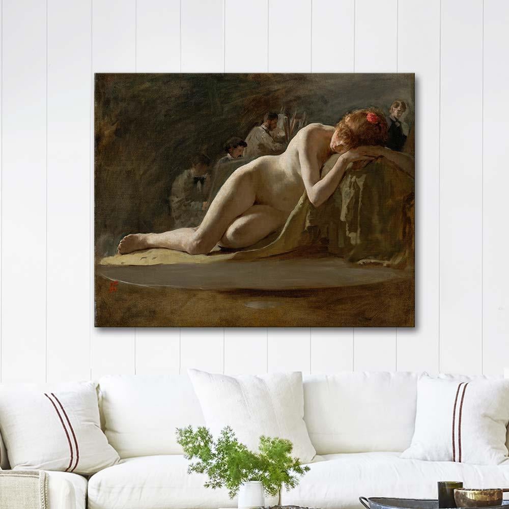 The Life Class by Solomon Joseph Solomon as Art Print