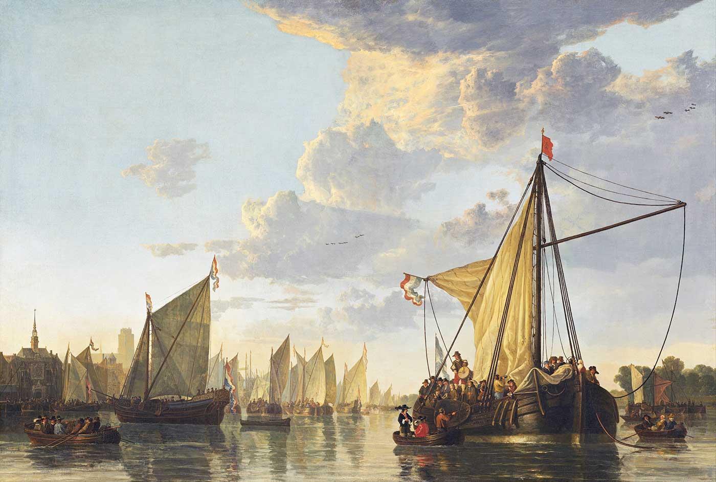 Aelbert Cuyp Dordrecht Limanı Kanvas Tablo