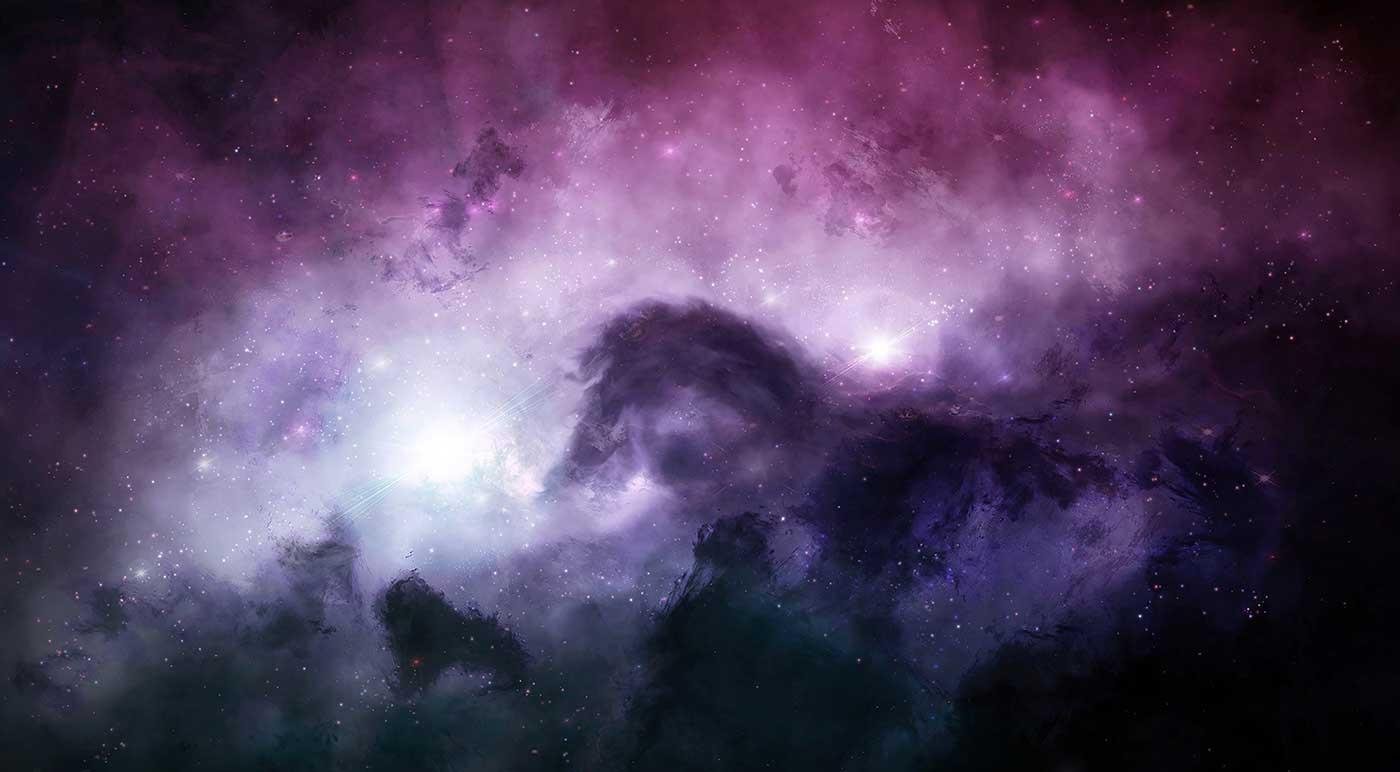 Uzayın Sihri Kanvas Tablo