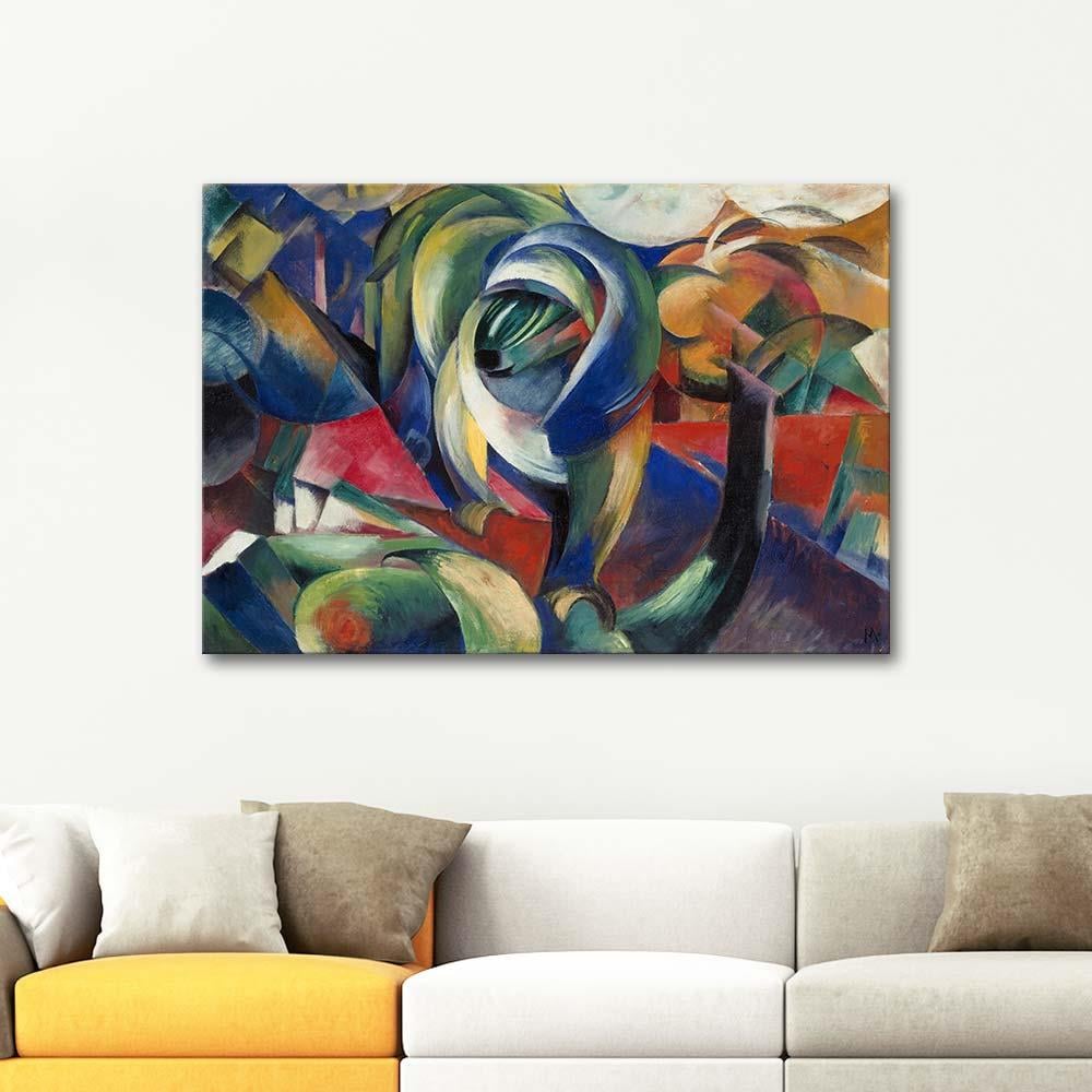 Franz Marc Afrika Maymunu Kanvas Tablo