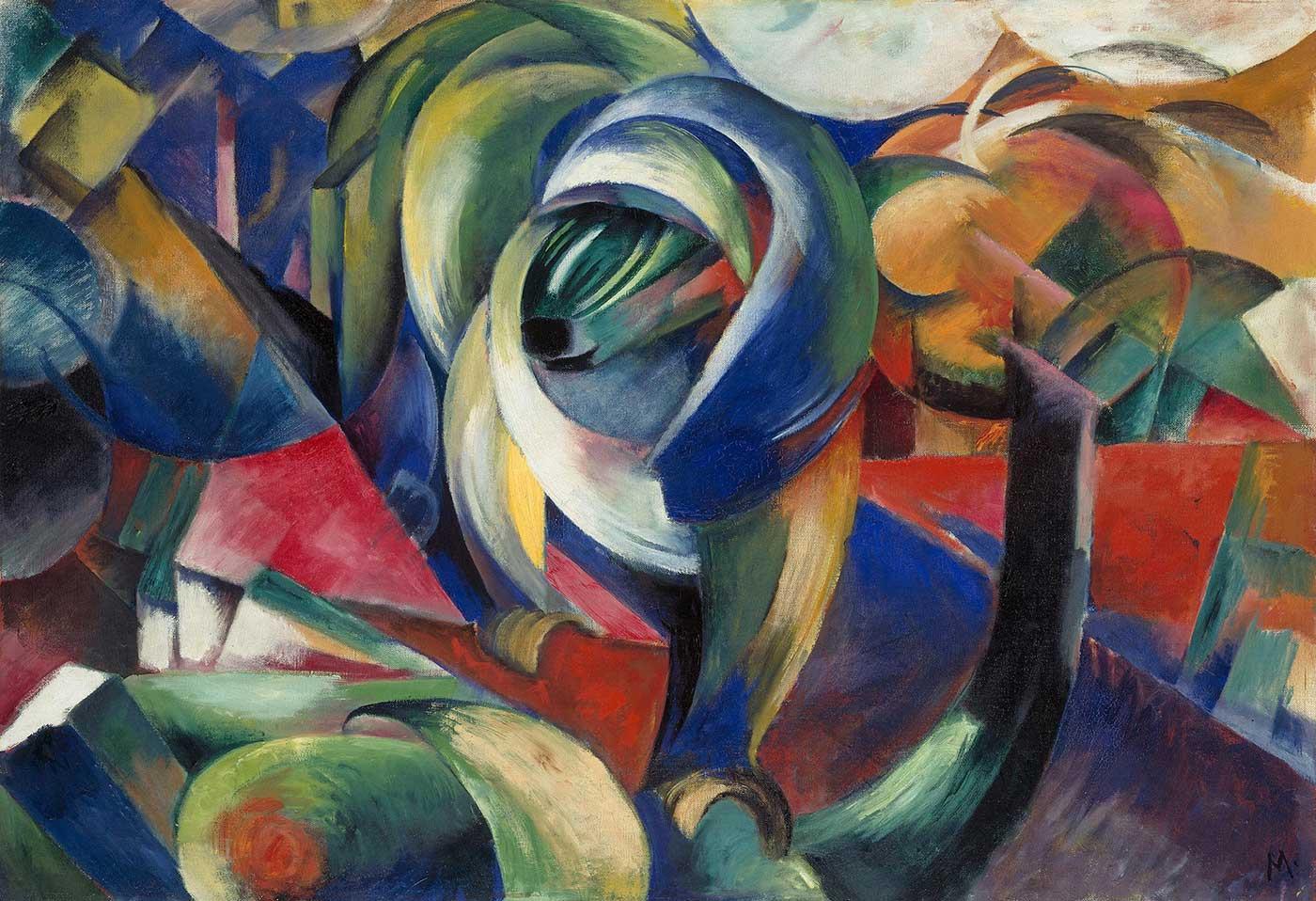 Franz Marc Afrika Maymunu Kanvas Tablo