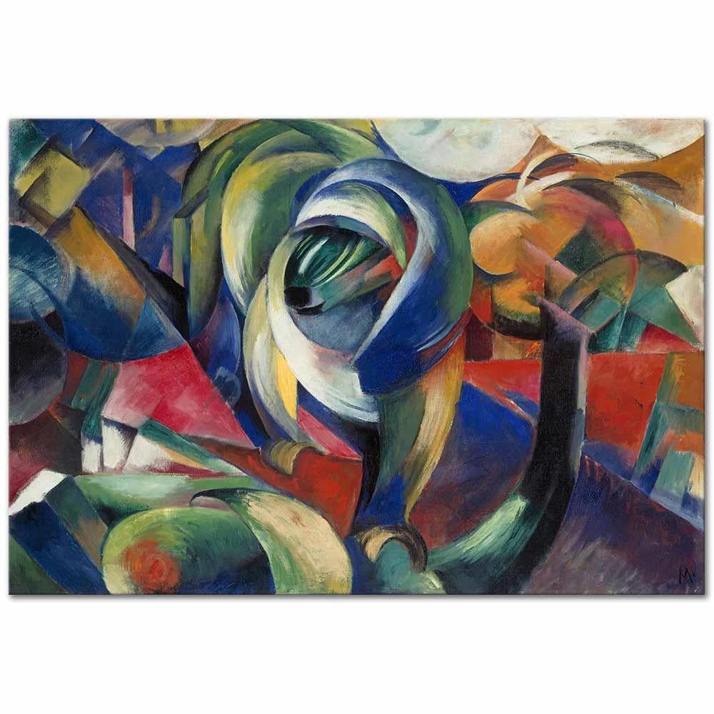 Franz Marc Afrika Maymunu Kanvas Tablo