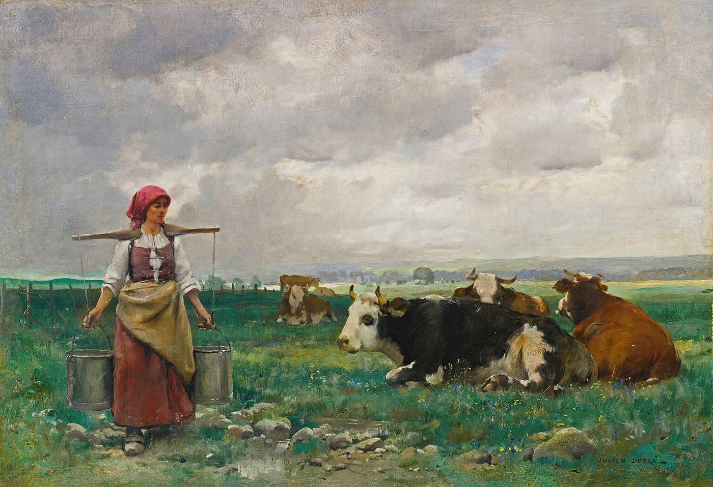 The Milkmaid by Julien Dupre
