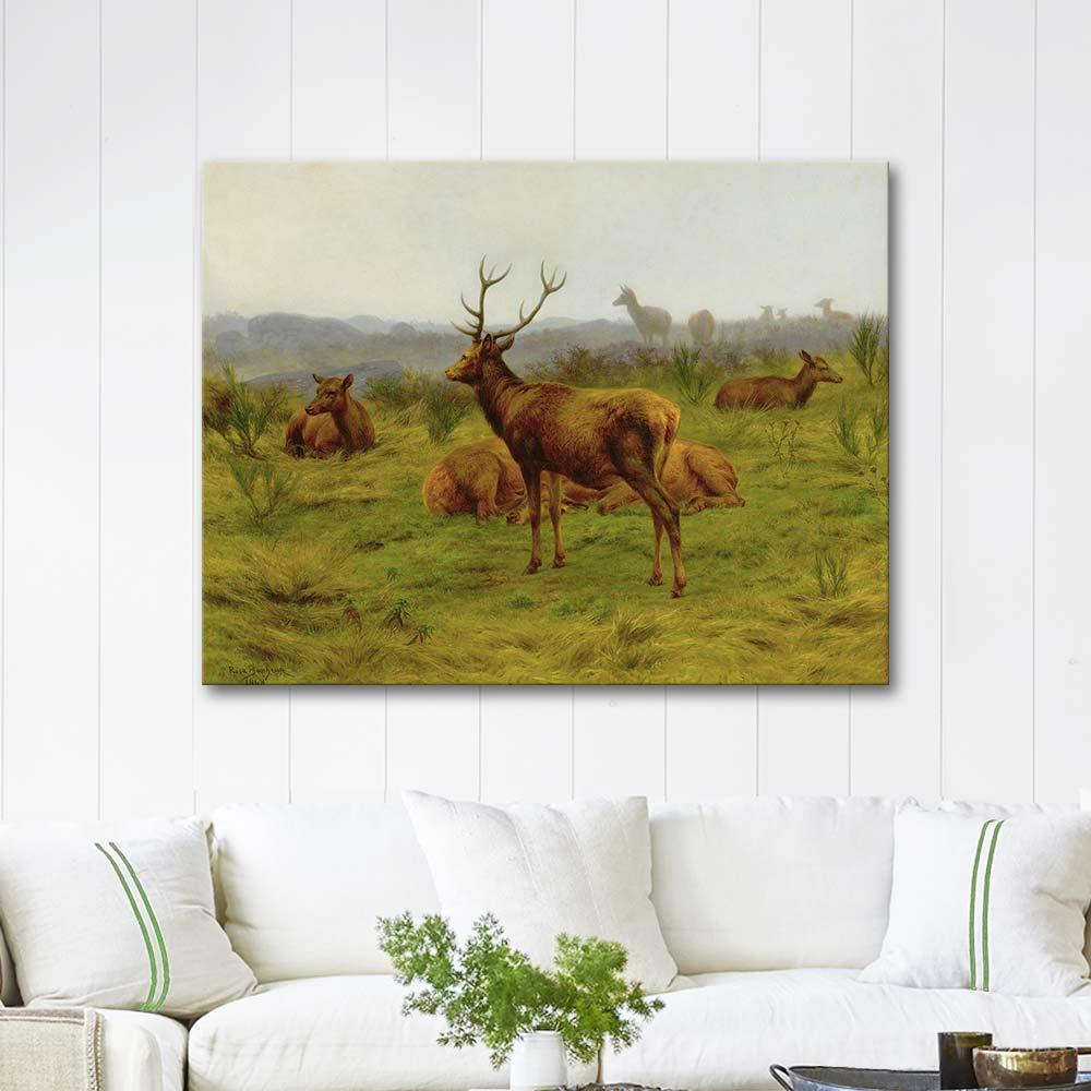 The Monarch of the Herd by Rosa Bonheur as Art Print