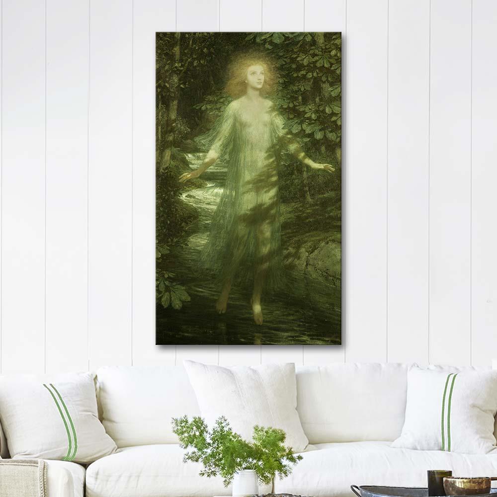 The Moon Maiden by Frank Dicksee as Art Print