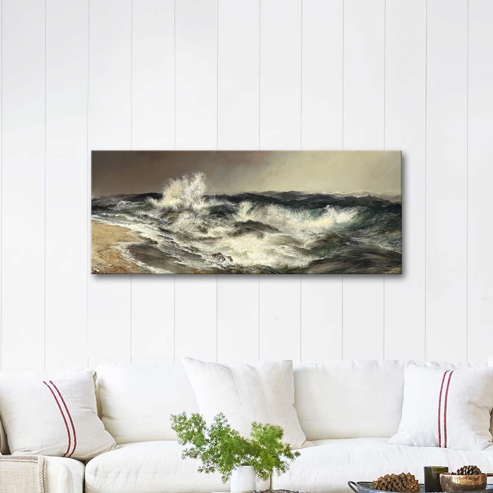 The Much Resounding Sea by Thomas Moran as Art Print