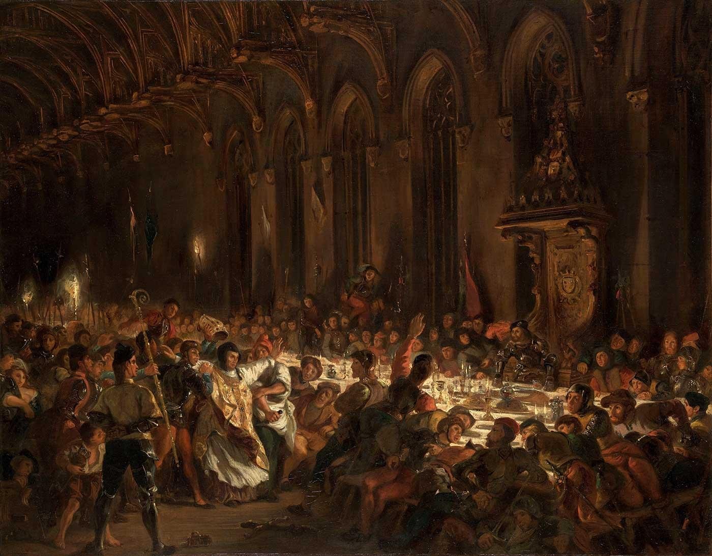 The Murder of the Bishop of Liege by Eugene Delacroix