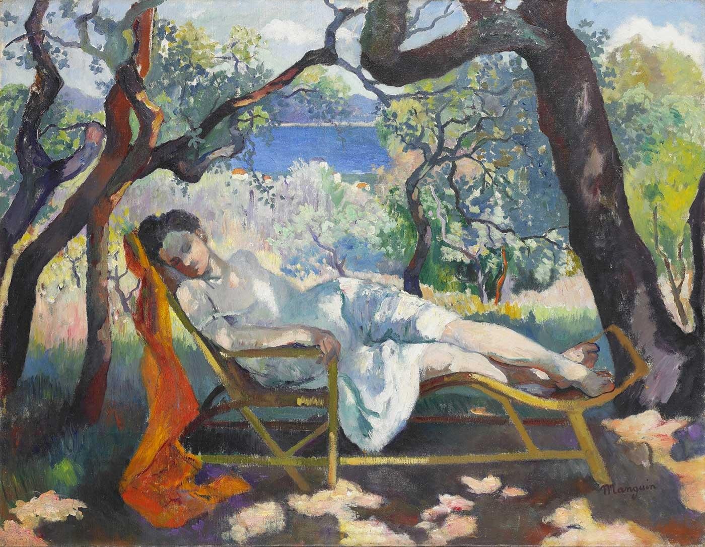 Henri Manguin Kestirme Kanvas Tablo
