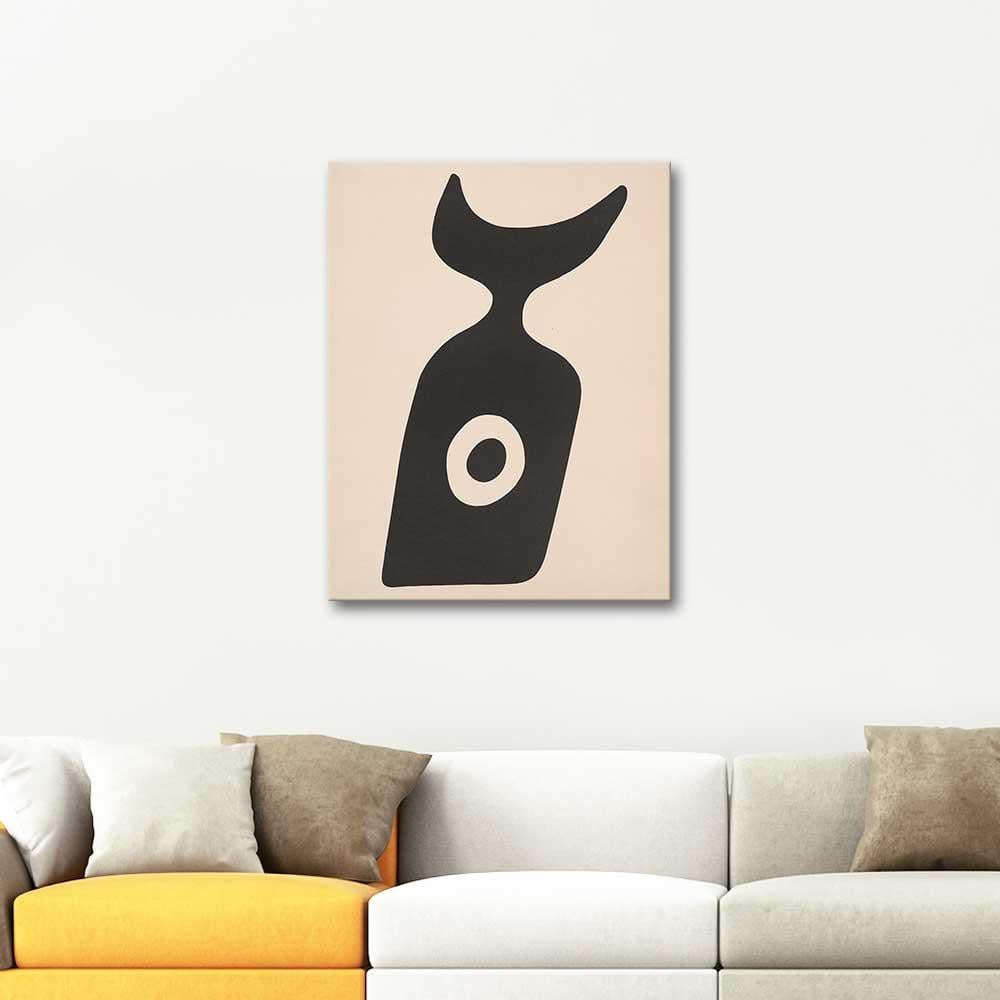 Jean Arp Göbek Şişesi Kanvas Tablo
