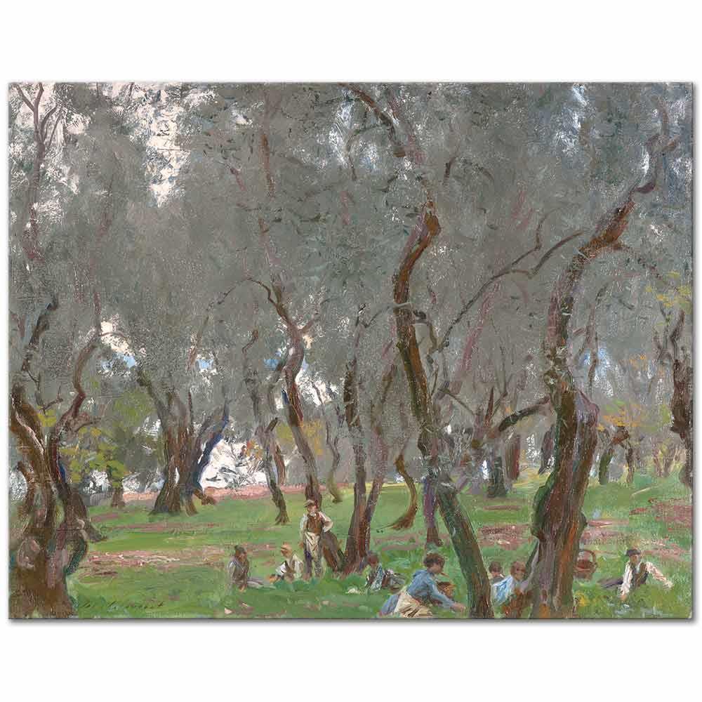 John Singer Sargent Zeytinlik Kanvas Tablo