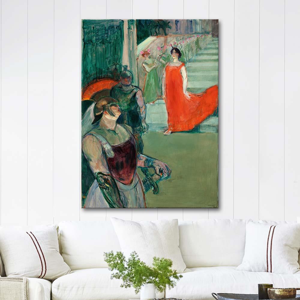 The Opera ‘Messalina' at Bordeaux by Henri de Toulouse-Lautrec as Art Print