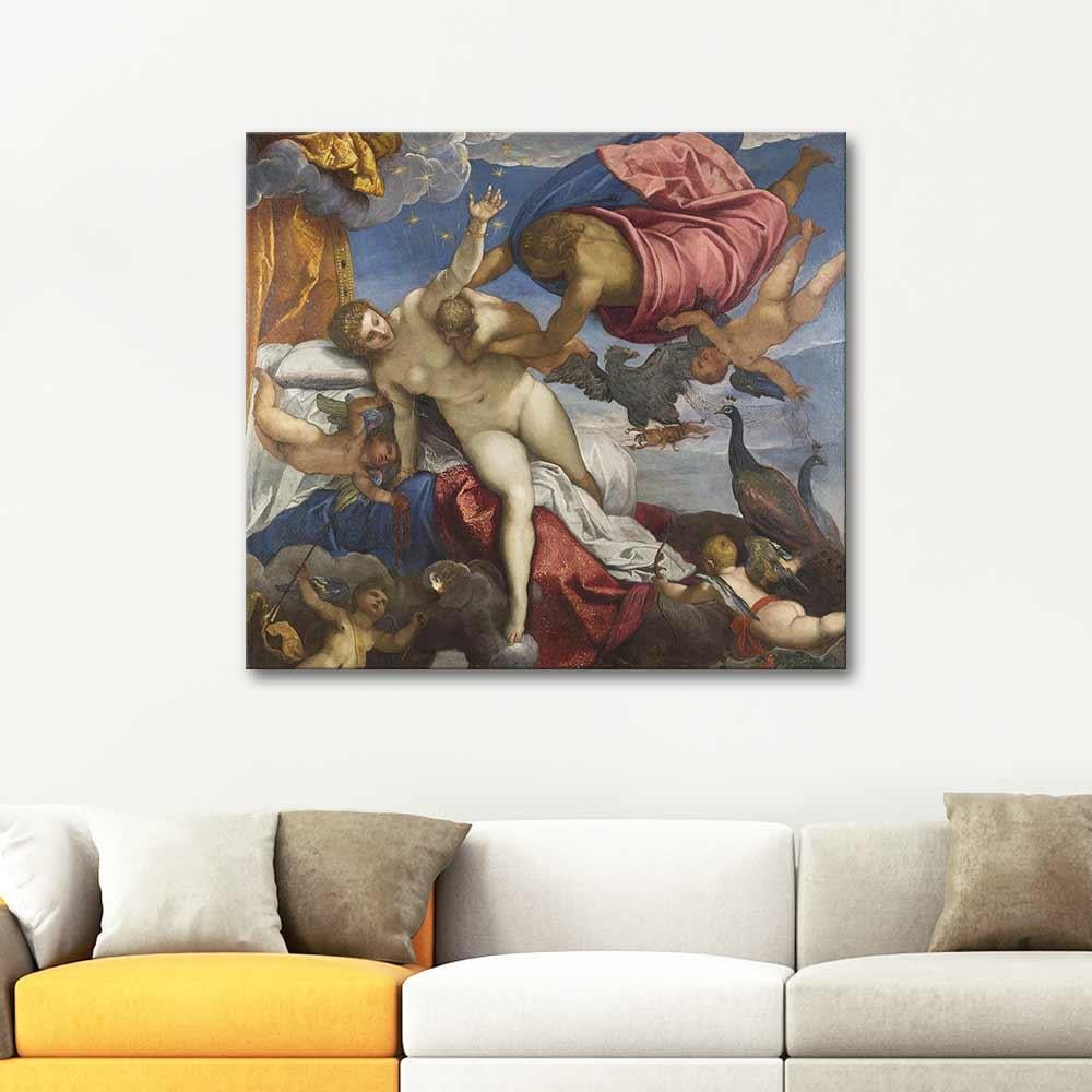 The Origin of the Milky Way by Jacopo Tintoretto as Art Print