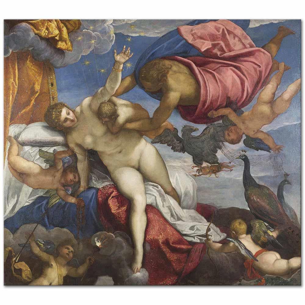 The Origin of the Milky Way by Jacopo Tintoretto as Art Print