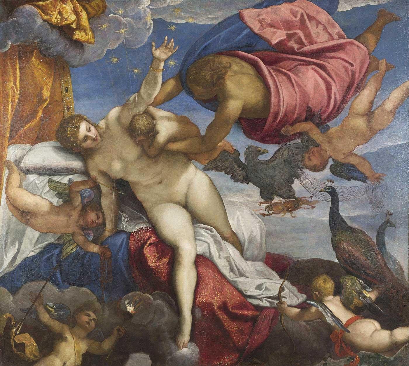 The Origin of the Milky Way by Jacopo Tintoretto