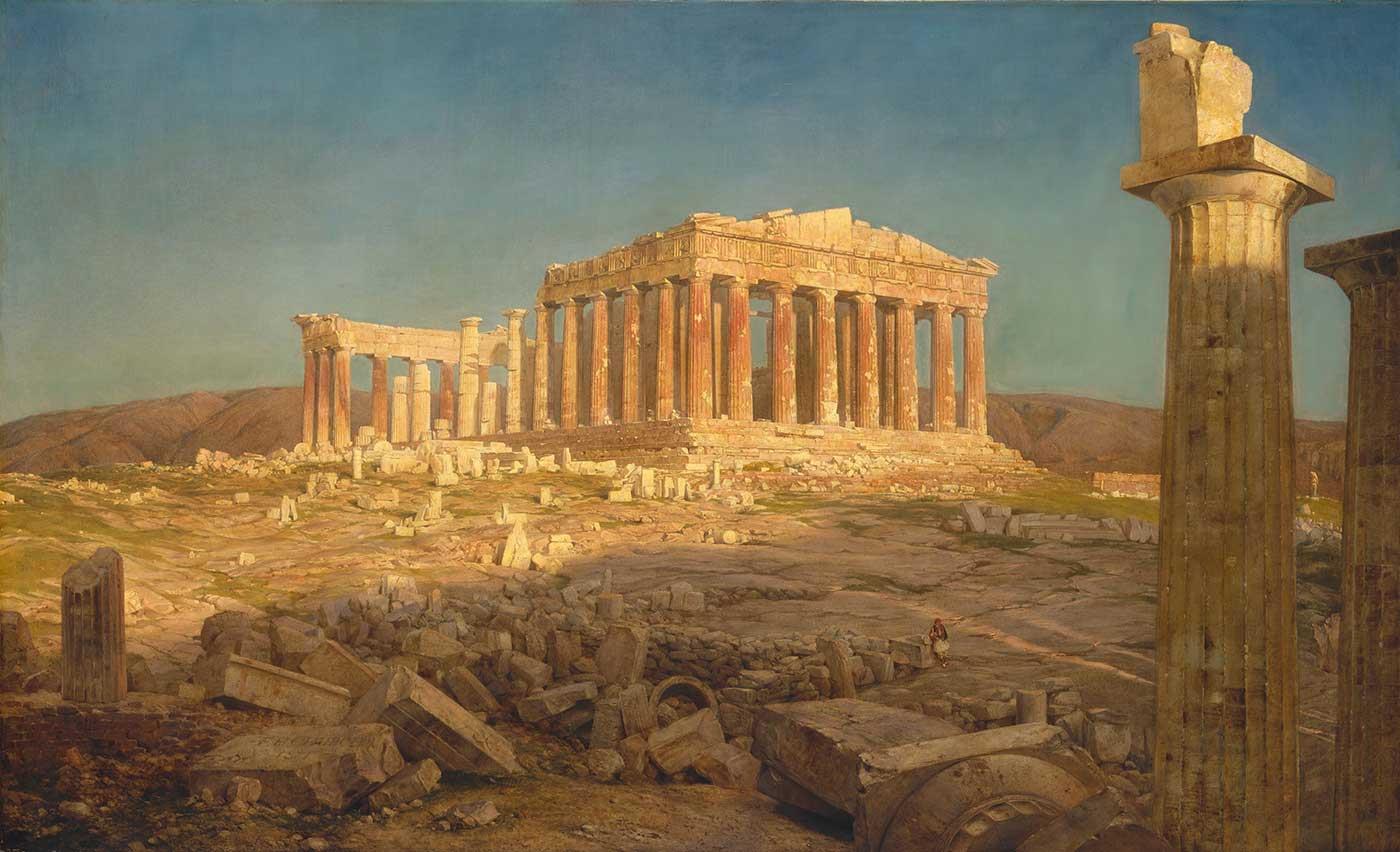 The Parthenon by Frederic Edwin Church as Art Print
