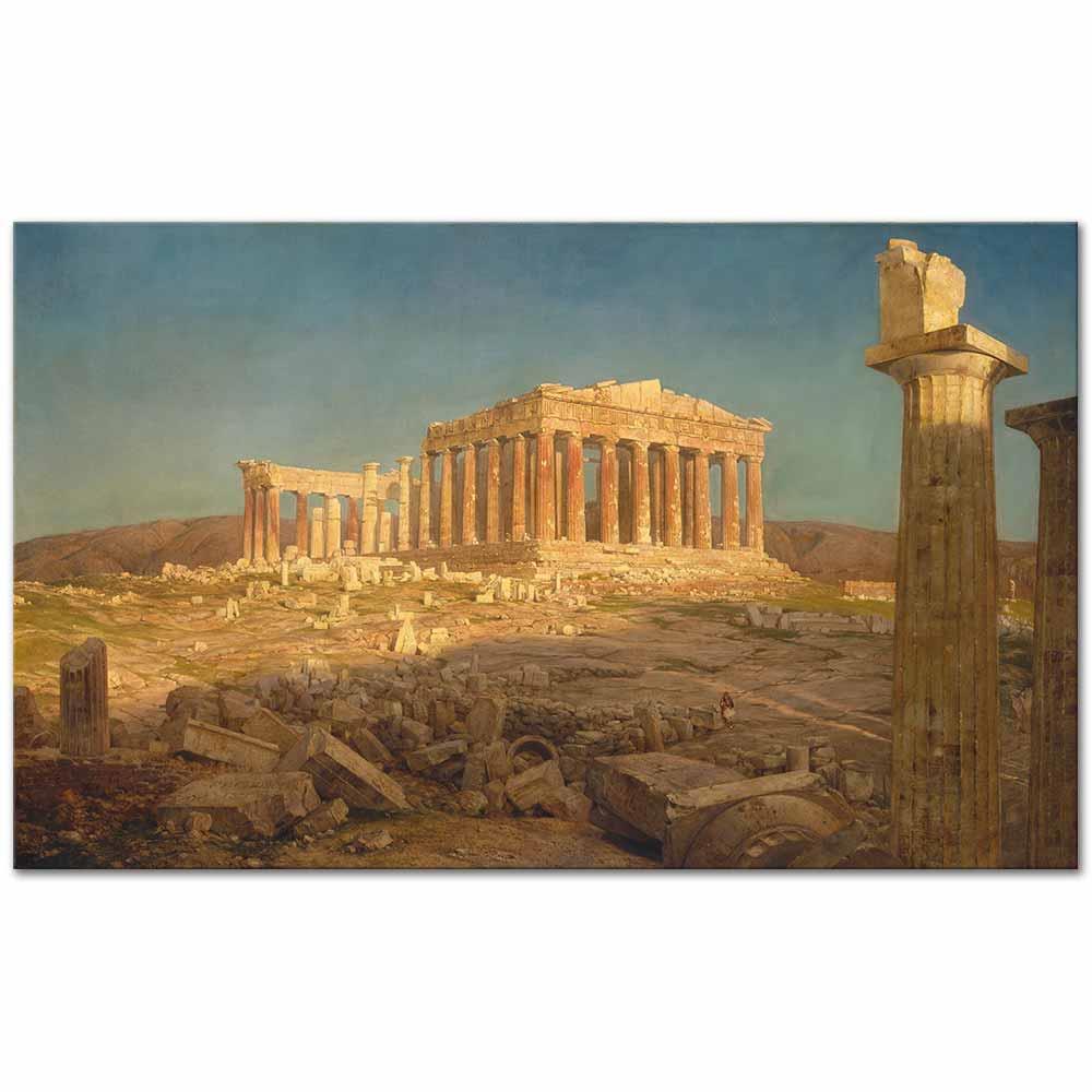 The Parthenon by Frederic Edwin Church as Art Print