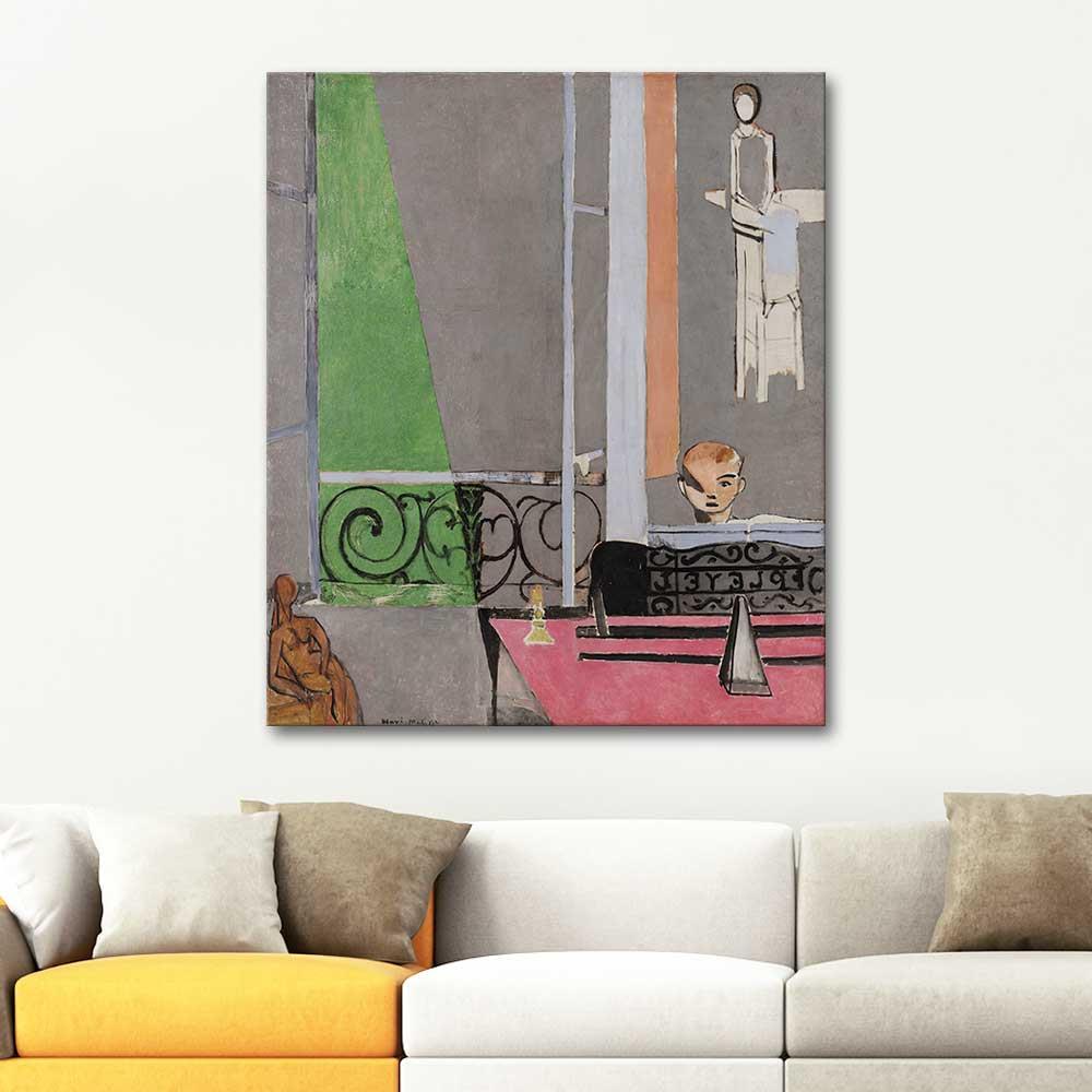 Henri Matisse Piyano Dersi Kanvas Tablo
