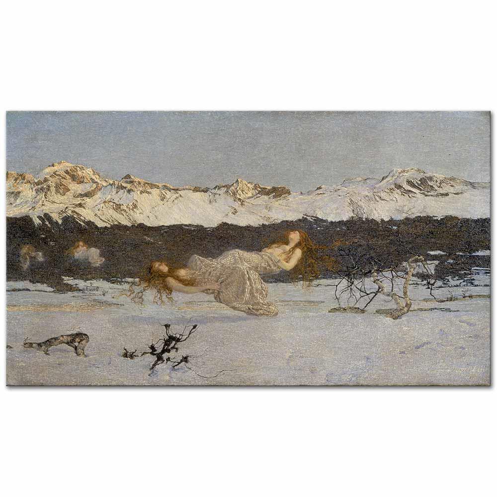 The Punishment of Lust by Giovanni Segantini as Art Print