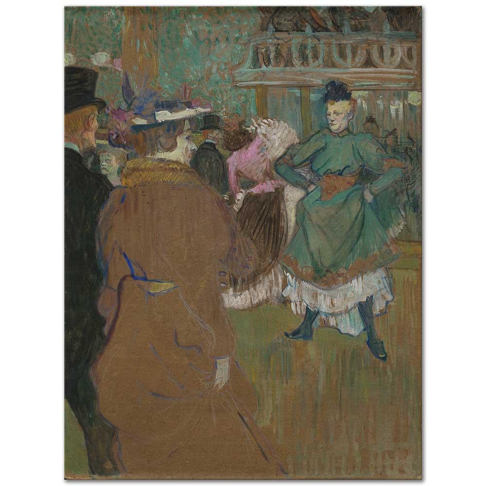 Henri de Toulouse-Lautrec Moulin Rouge'da Quadrille Kanvas Tablo
