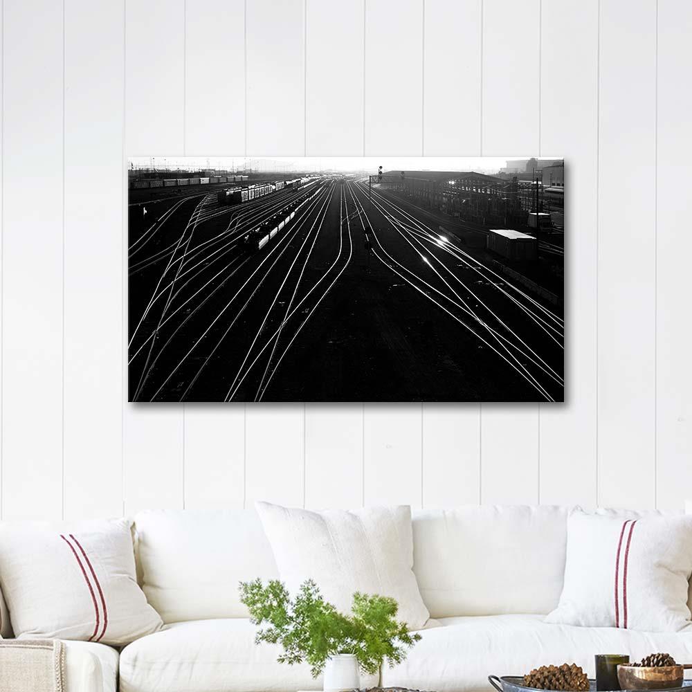 Demiryolları Kanvas Tablo