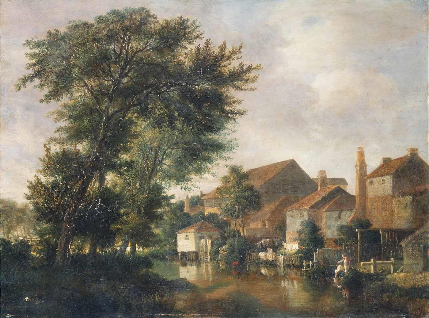 The River Wensum Norwich by John Crome