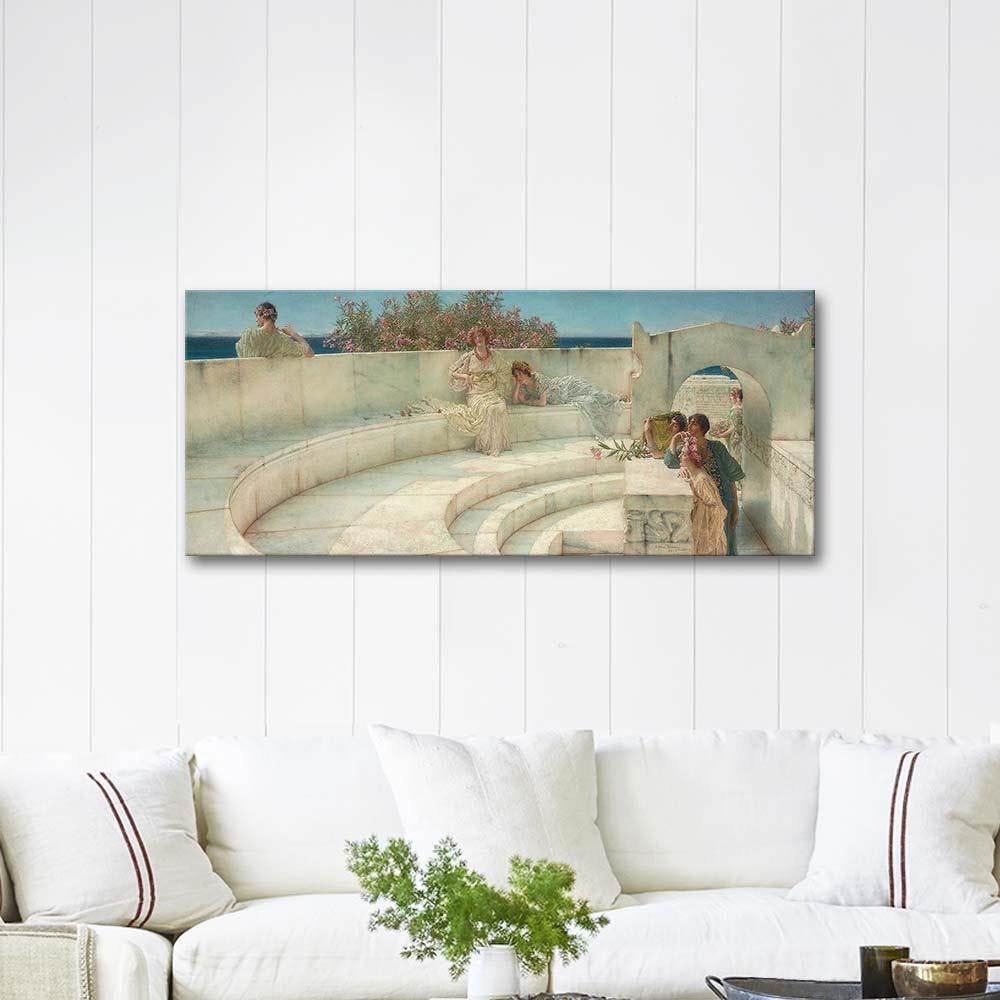 Sir Lawrence Alma-Tadema Mavi İyonya Gökyüzünün Altında Kanvas Tablo